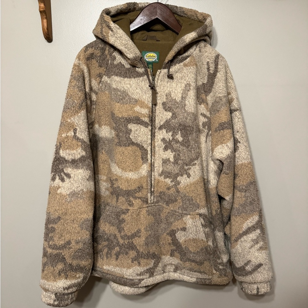 Men’s Cabela’s Camo Hooded Pullover Jacket